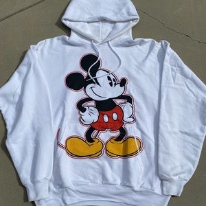 Mickey Mouse white hoodie